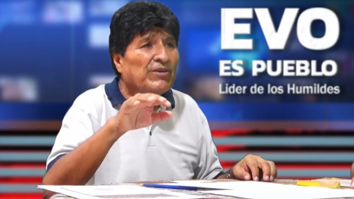 Expresidente Evo Morales. Foto: Captura