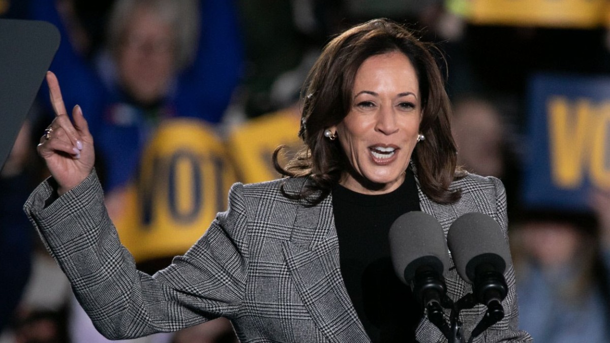 La candidata presidencial demócrata, Kamala Harris.