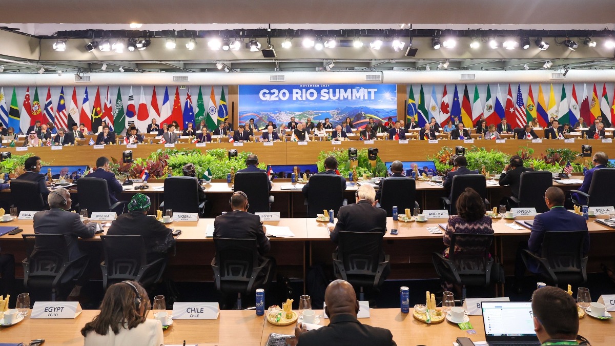 La cumbre del G20 en Río de Janeiro, Brasil.