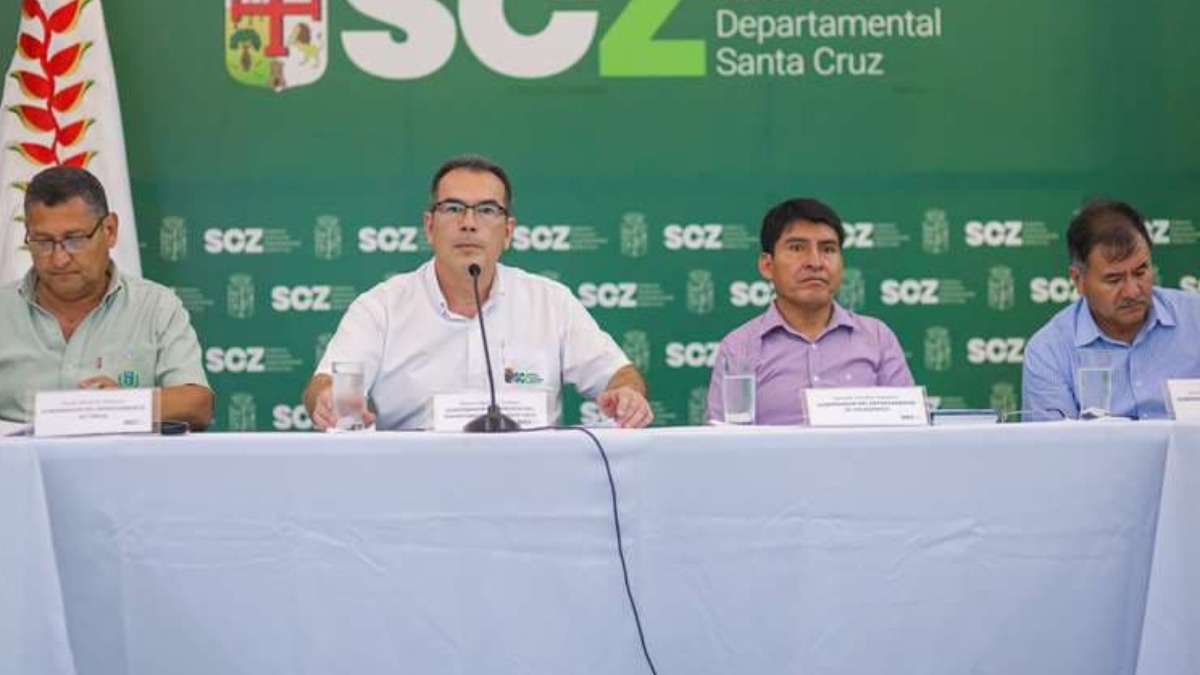 Los gobernadores se reunieron en Santa Cruz. Foto: RRSS