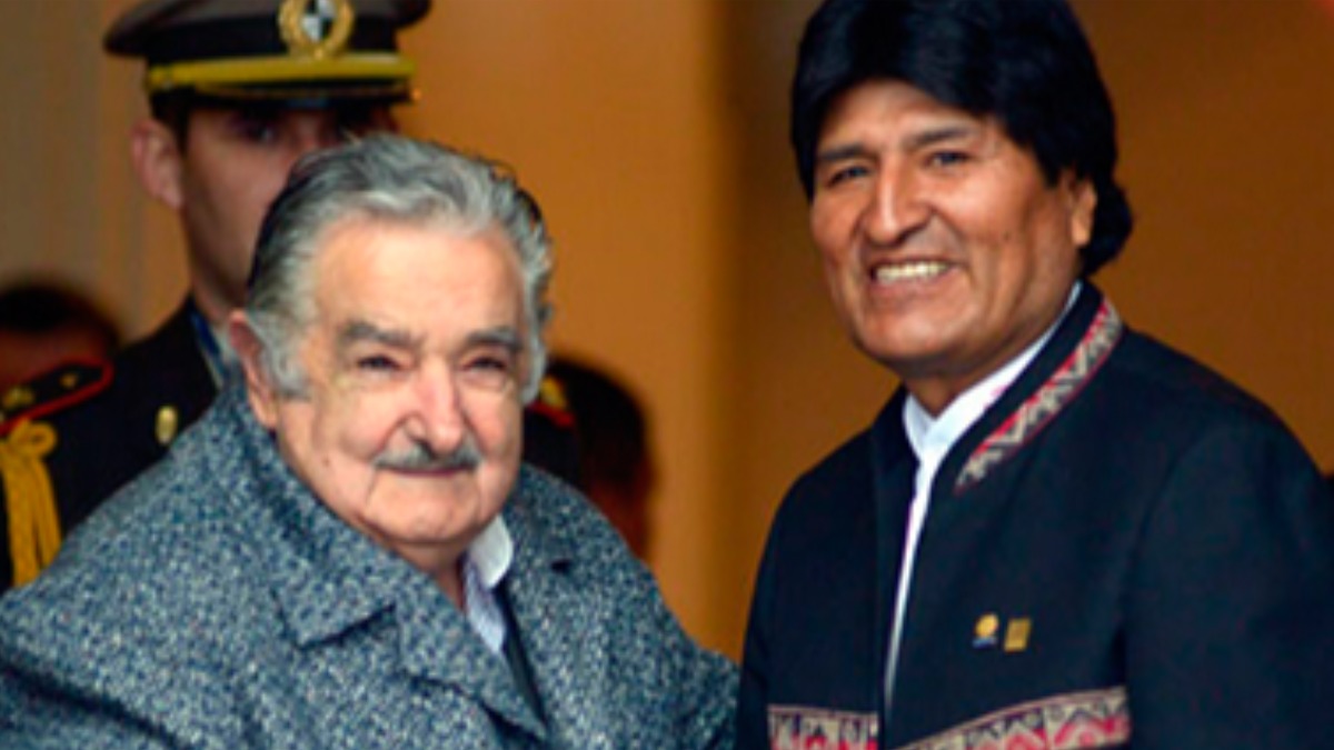 Mujica y Morales. Foto: Archivo Cancillería