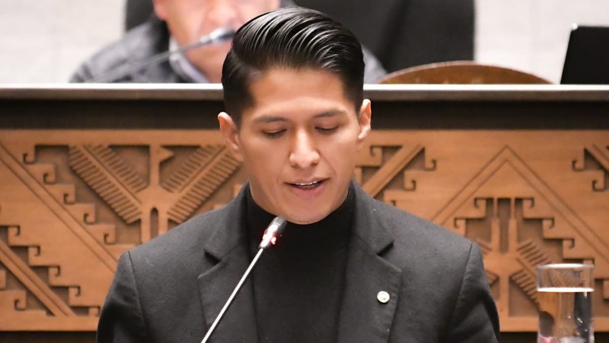 Presidente del Senado, Andrónico Rodríguez. Foto: Senado