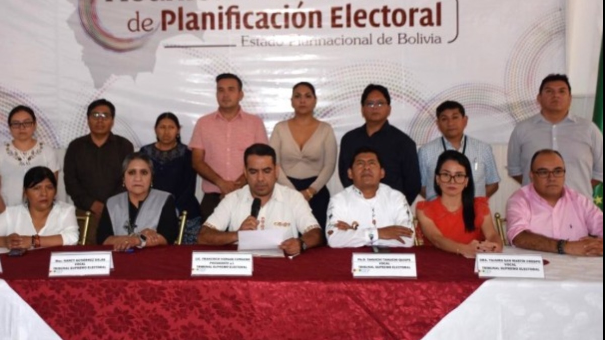 Vocales del Órgano Electoral. Foto: Fuente Directa