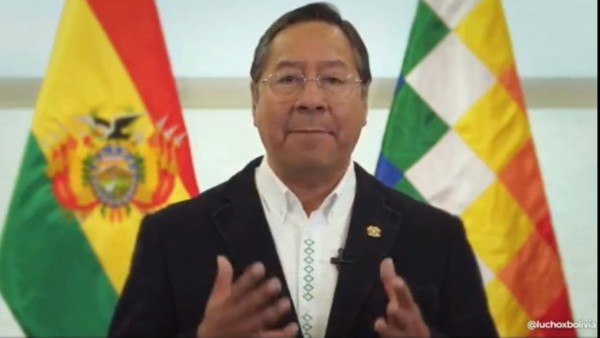 Luis Arce, presidente de Bolivia.