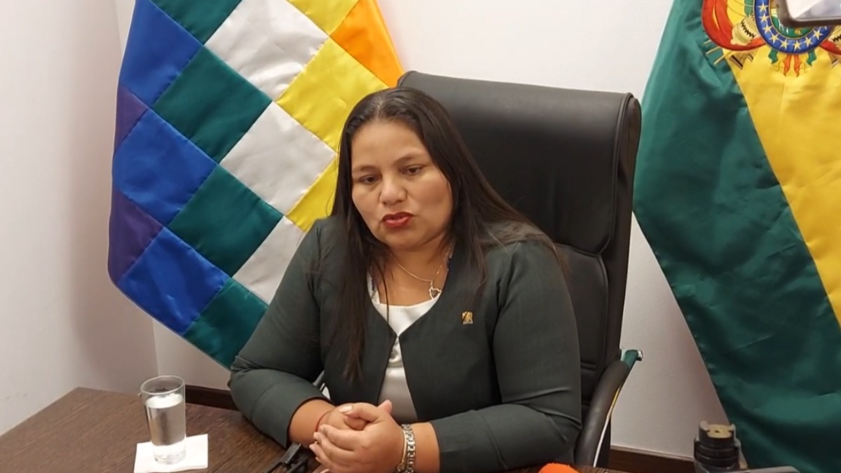 Deisy Choque, presidenta en ejercicio de la Cámara de Diputados. Foto: ANF