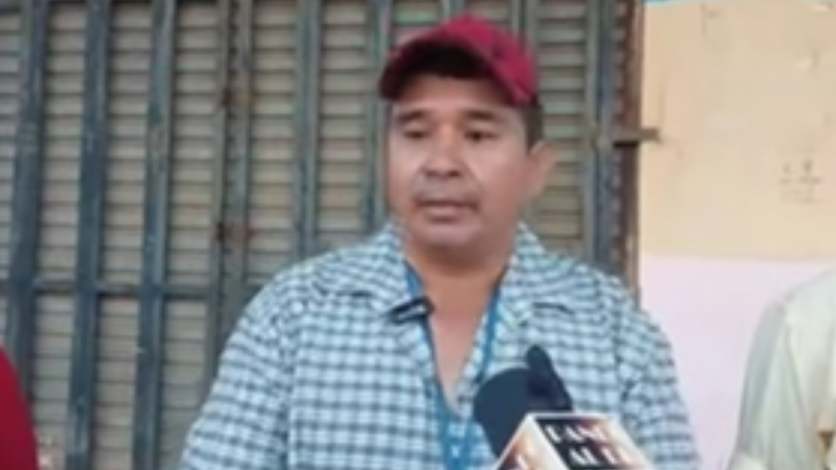 El dirigente Alfredo Rodríguez denunció los hechos violentos. Foto: captura ANF