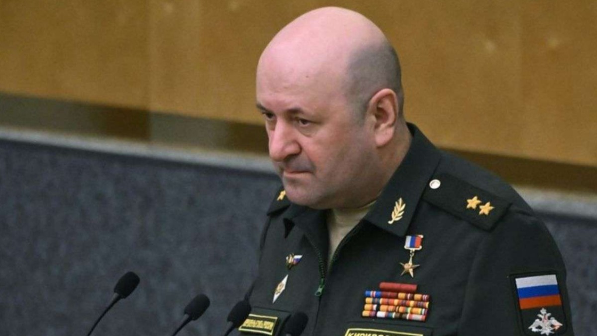 El jefe de las Tropas de Defensa Radiológica, Química y Biológica de las Fuerzas Armadas de Rusia, el teniente general Igor Kirillov.