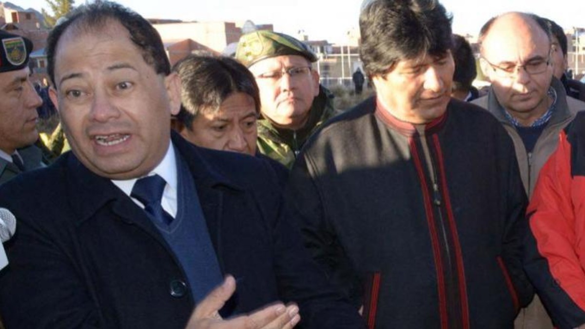 Carlos Romero, Evo Morales y Reymi Ferreira. Foto: Archivo/Internet