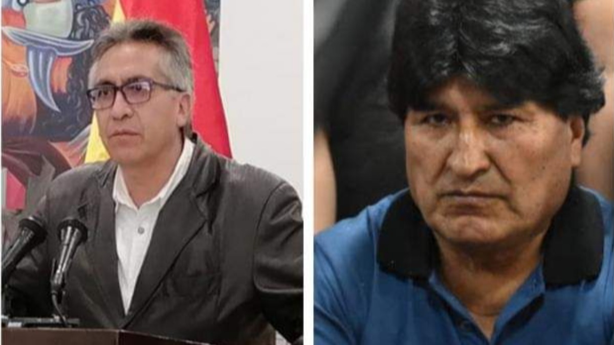 Gustavo Torrico y Evo Morales