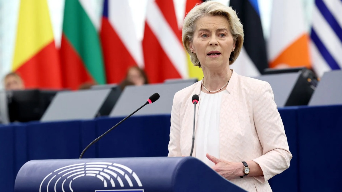 La presidenta de la Comisión Europea, Ursula von der Leyen.