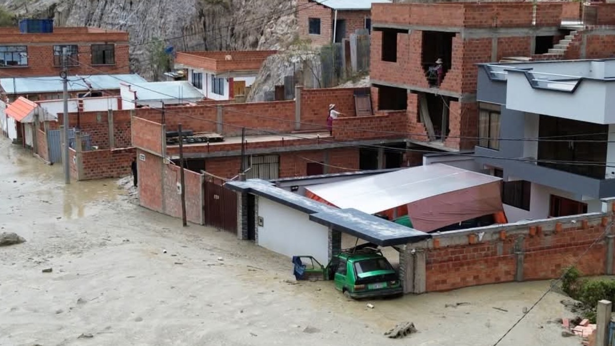 Más de 40 casas quedaron afectadas por la mazamorra. Foto: Internet