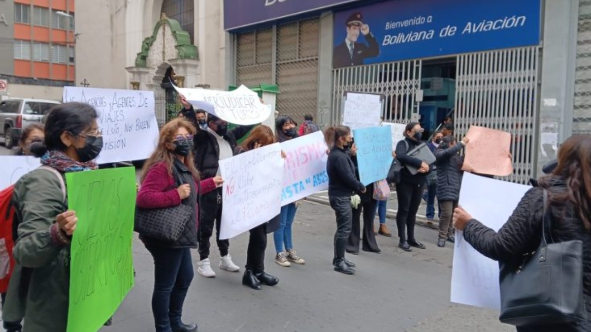 Protesta de agencias de turismo en BoA