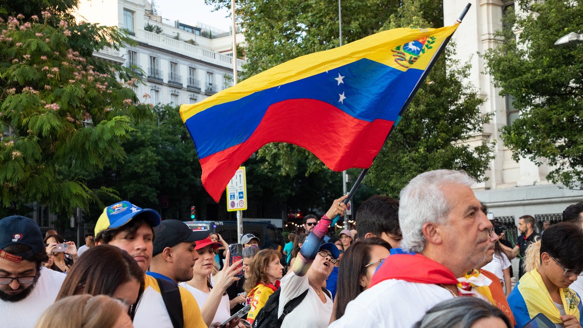 Protestas en Venezuela por los resultados de las elecciones presidenciales.