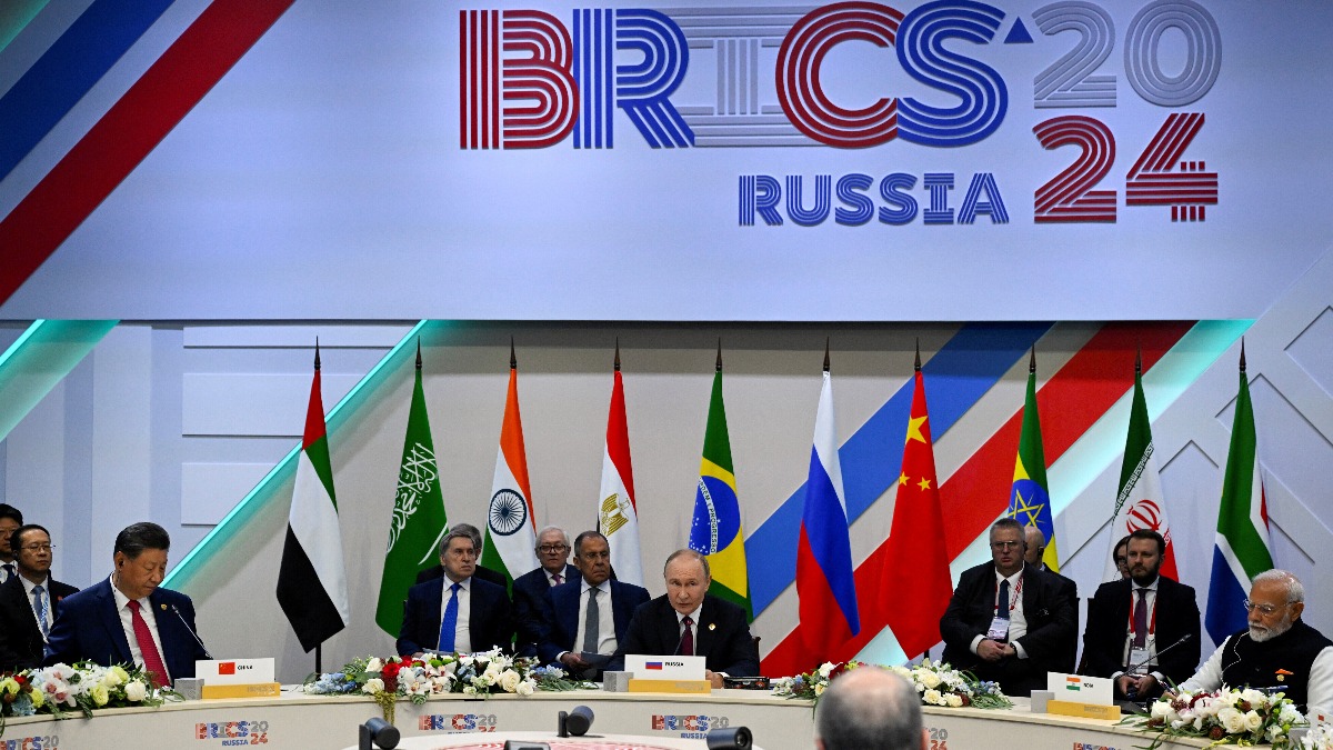 Reunión de los BRICS en 2024.