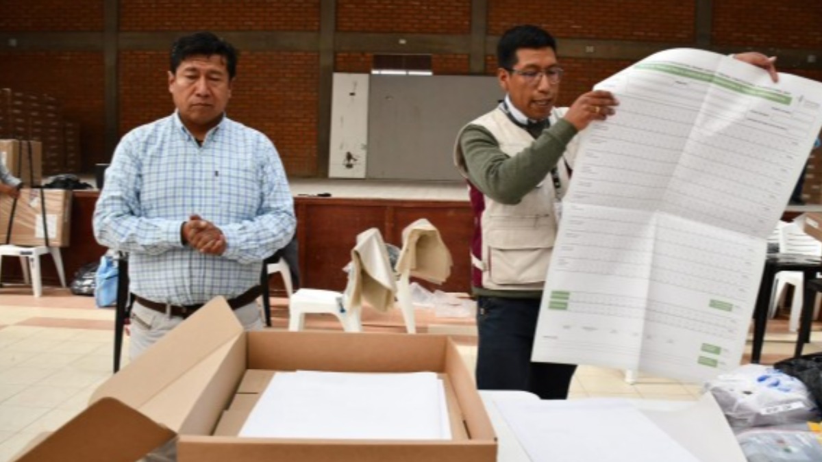 Votación en Oruro. Foto: Fuente Directa