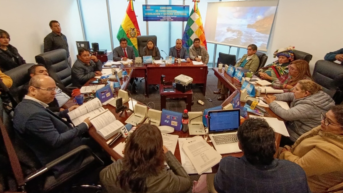 Comisión de Constitución de Diputados aprobó el proyecto de ley de escaños. Foto: Diputados.