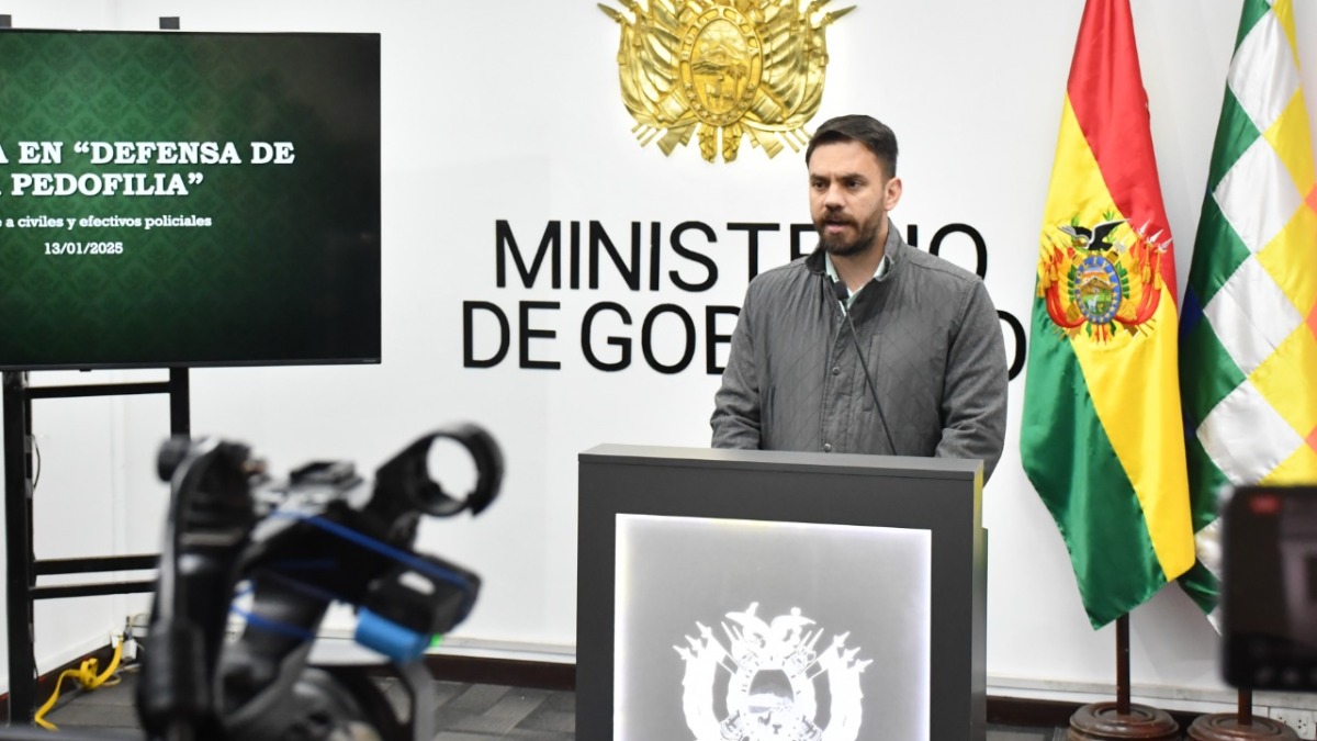 Eduardo Del Castillo, ministro de Gobierno. Foto: Ministerio de Gobierno