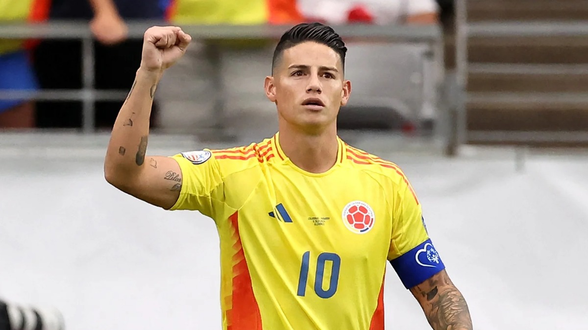 El delantero colombiano, James Rodríguez.