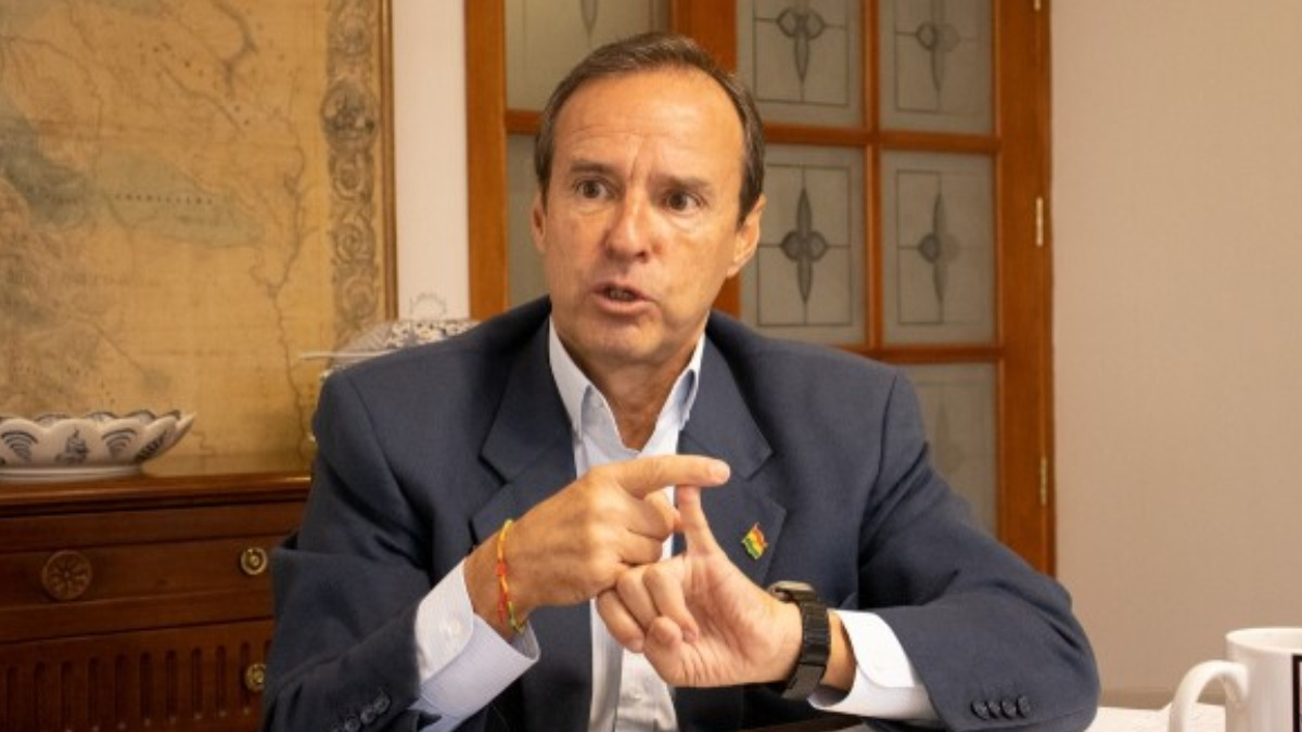 El expresidente Jorge Quiroga, precandidato a las elecciones generales. Foto: ANF