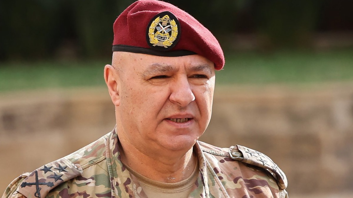 El jefe del Ejército de Líbano, Joseph Aoun.