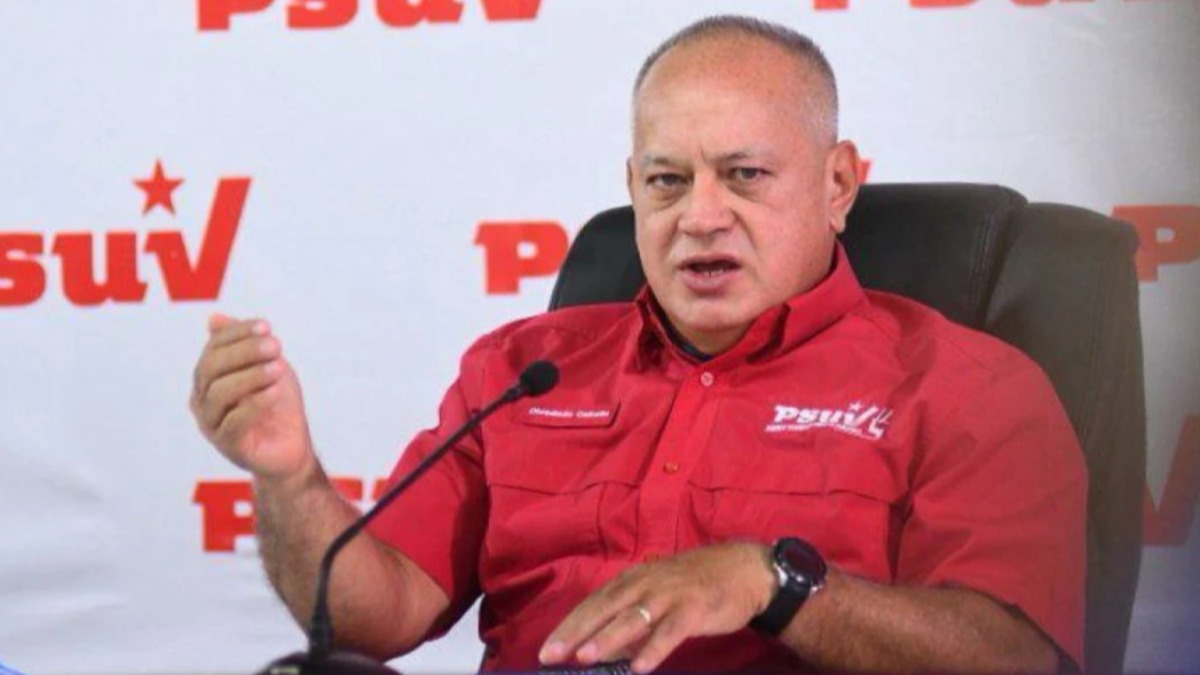 El ministro del Interior de Venezuela, Diosdado Cabello.