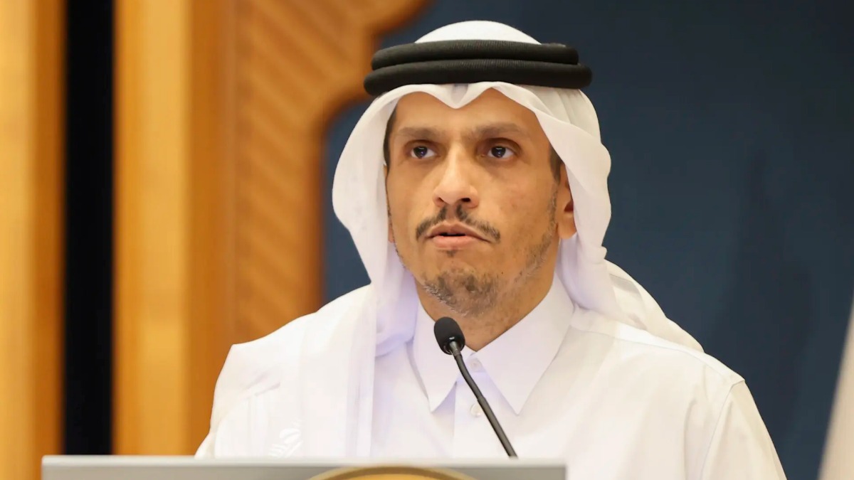 El primer ministro y titular de Exteriores de Qatar, el jeque Mohamed Abdulrahmán al Thani.