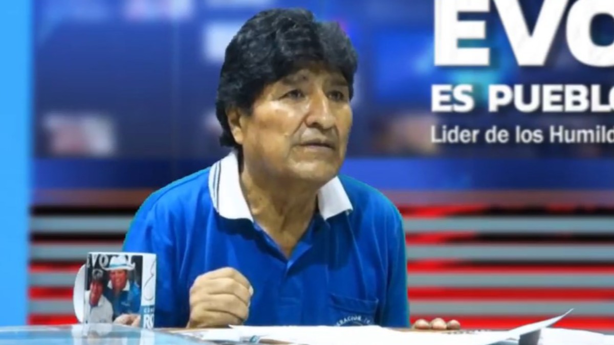 Expresidente Evo Morales. Foto: Captura