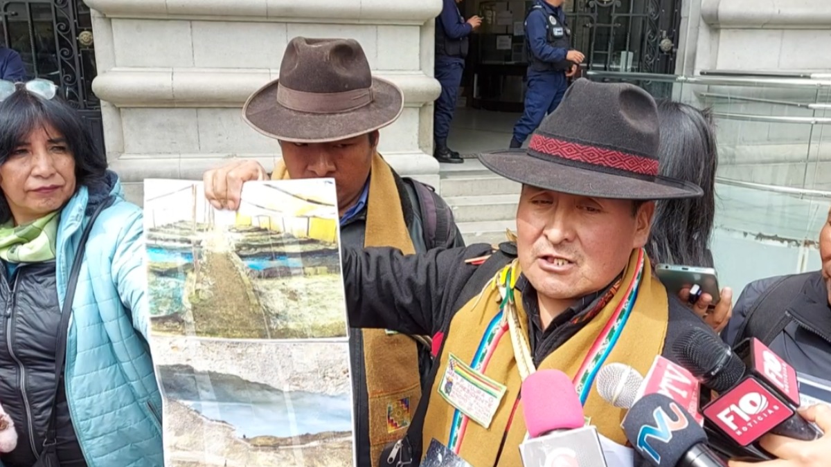 Pobladores de Viacha denuncian. Foto: ANF