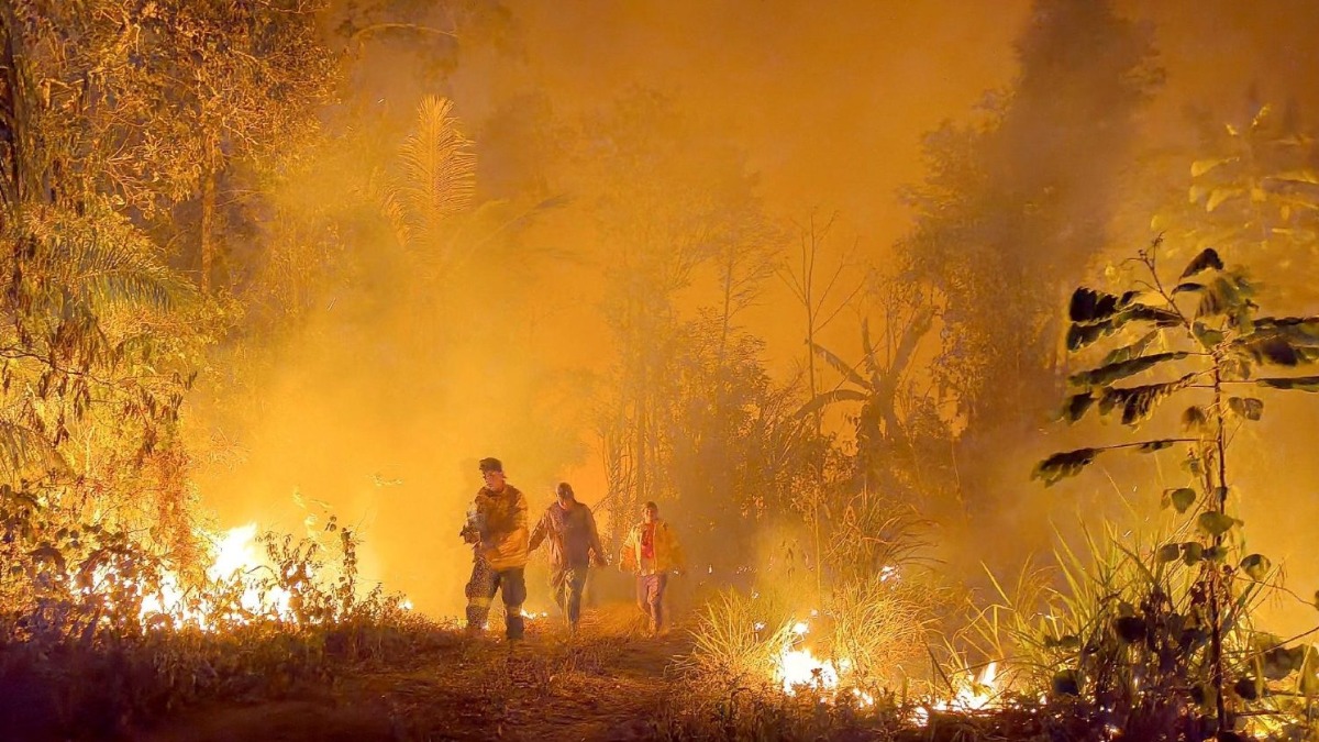 Incendios en Bolivia. Foto: Vatican News