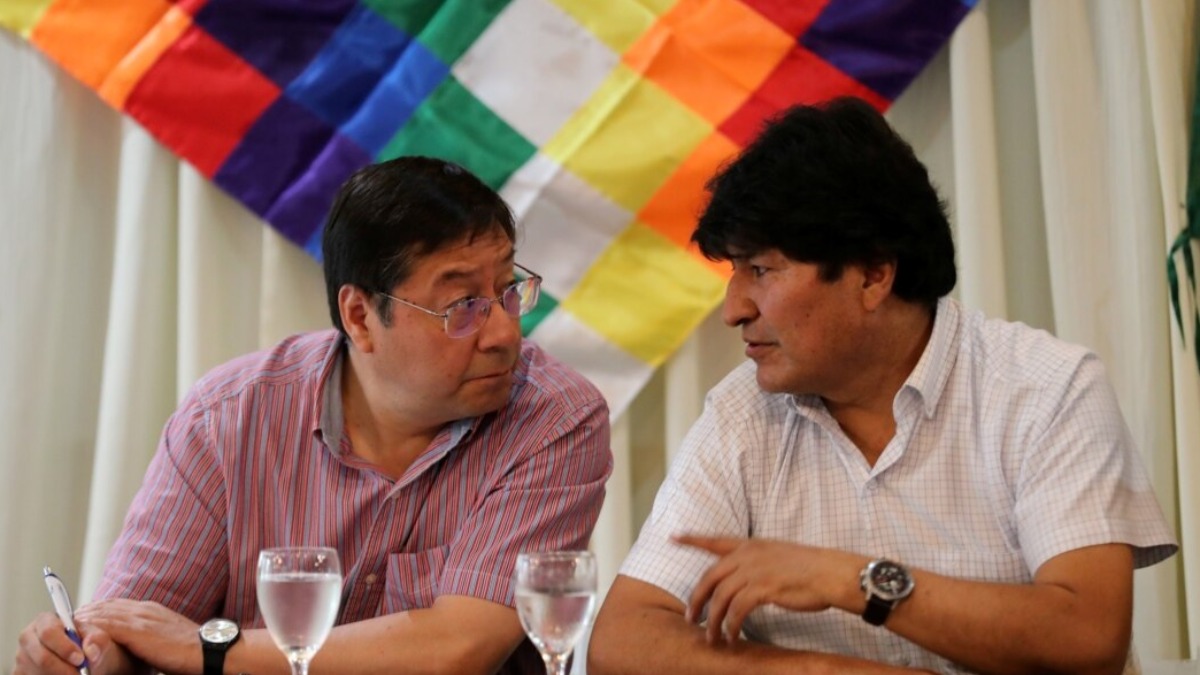 Luis Arce y Evo Morales en una anterior oportunidad.