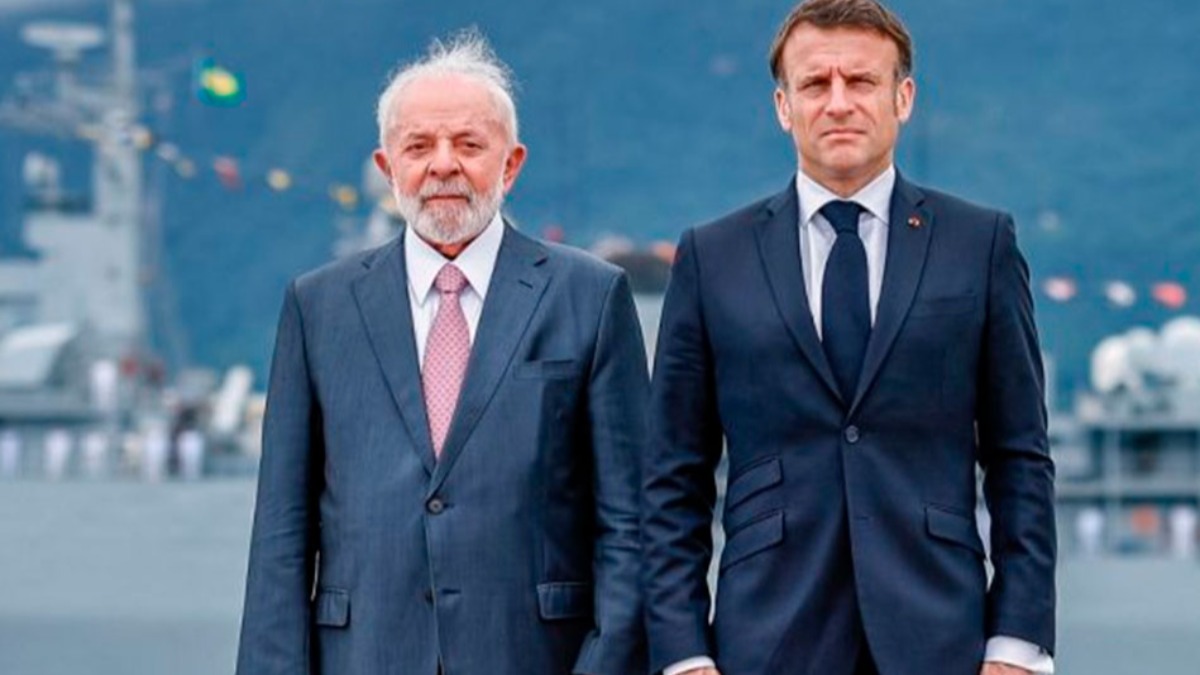 Lula Da Silva y Emmanuel Macron