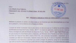 En carta a Luis Arce: Funcionaria denuncia al ministro Yamil Flores por violencia sexual y física