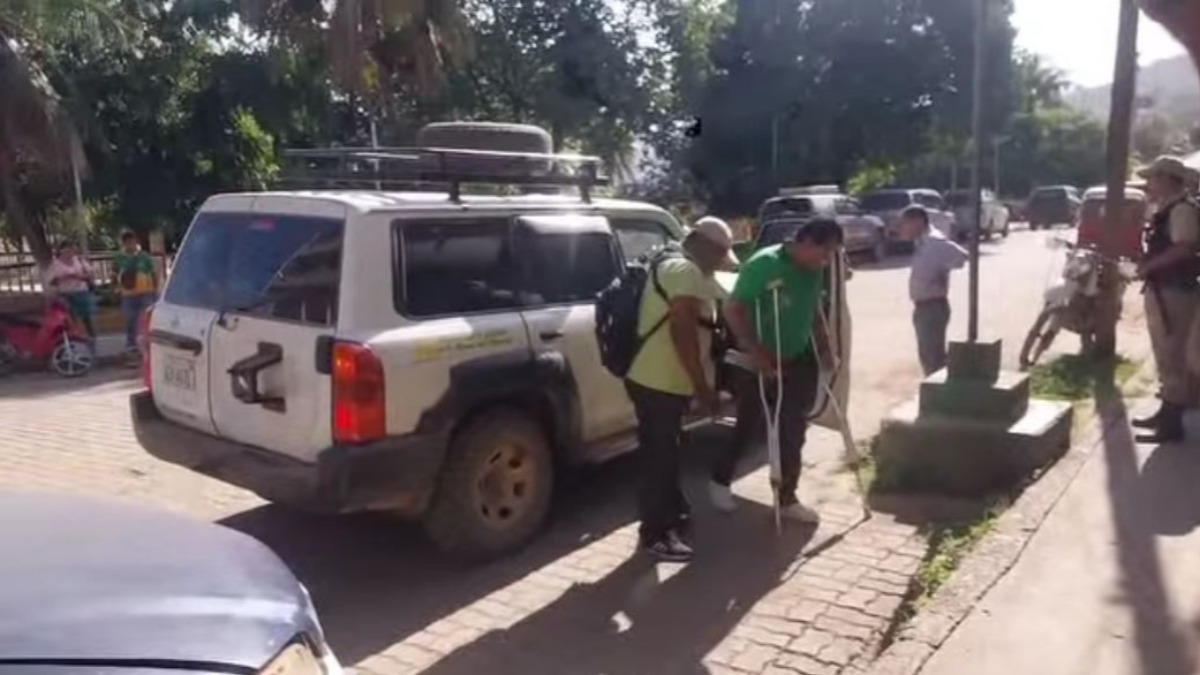 Alcalde de Mapiri fue trasladado a la Felcc de ese municipio. Foto: Captura