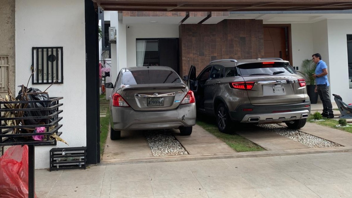 Domicilio del capitán donde fue acribillado por dos sujetos. Foto: Cortesía.