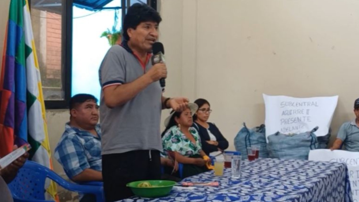 Expresidente Evo Morales. Foto: Captura