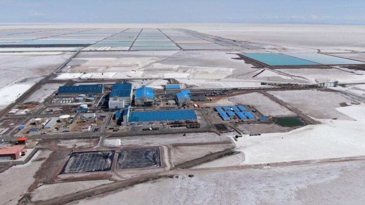 Planta de litio en el Salar de Uyuni. Foto: Internet