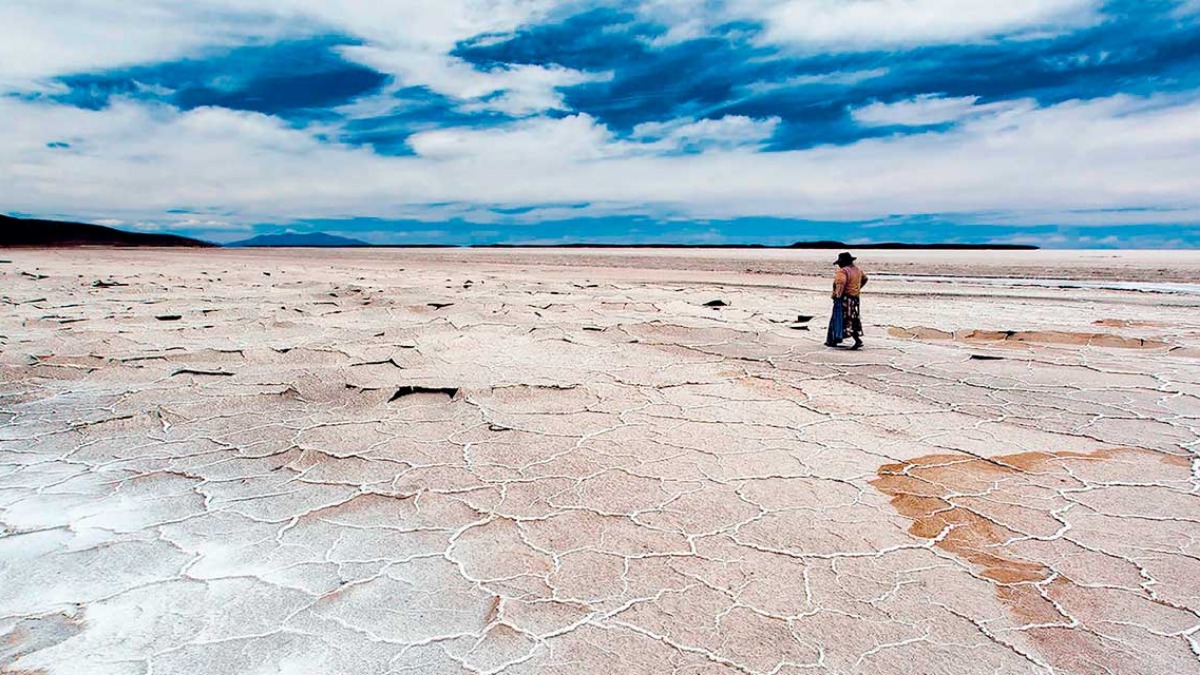 Salar de Coipasa, en el departamento de Oruro. Foto: Internet