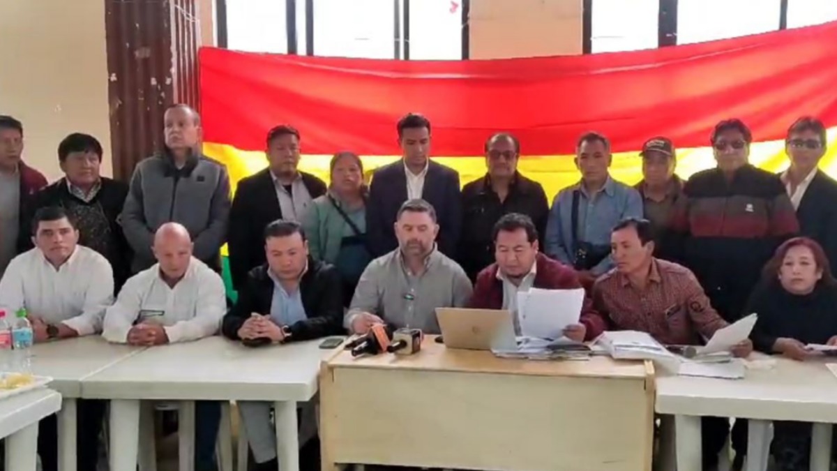 Sexto ampliado multisectorial que se realizó en Oruro. Foto: Captura