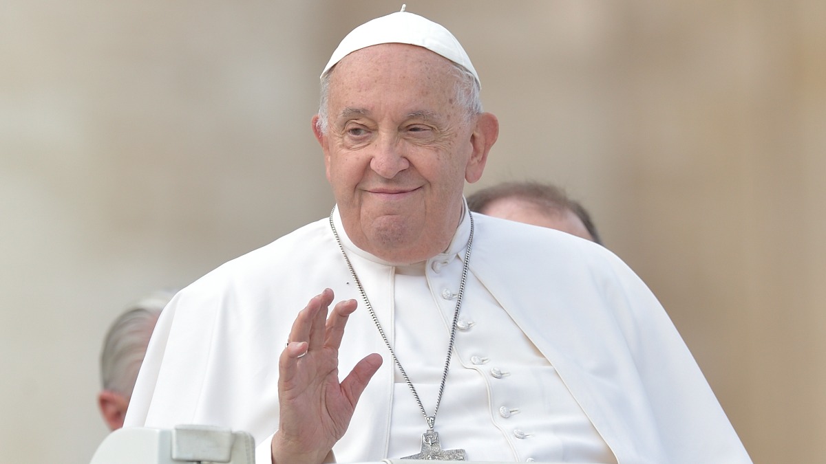 El Papa Francisco durante la proclamación de nuevos santos de la Iglesia Católica en la Jornada Mundial de las Misiones 2024.  Foto: Europa Press