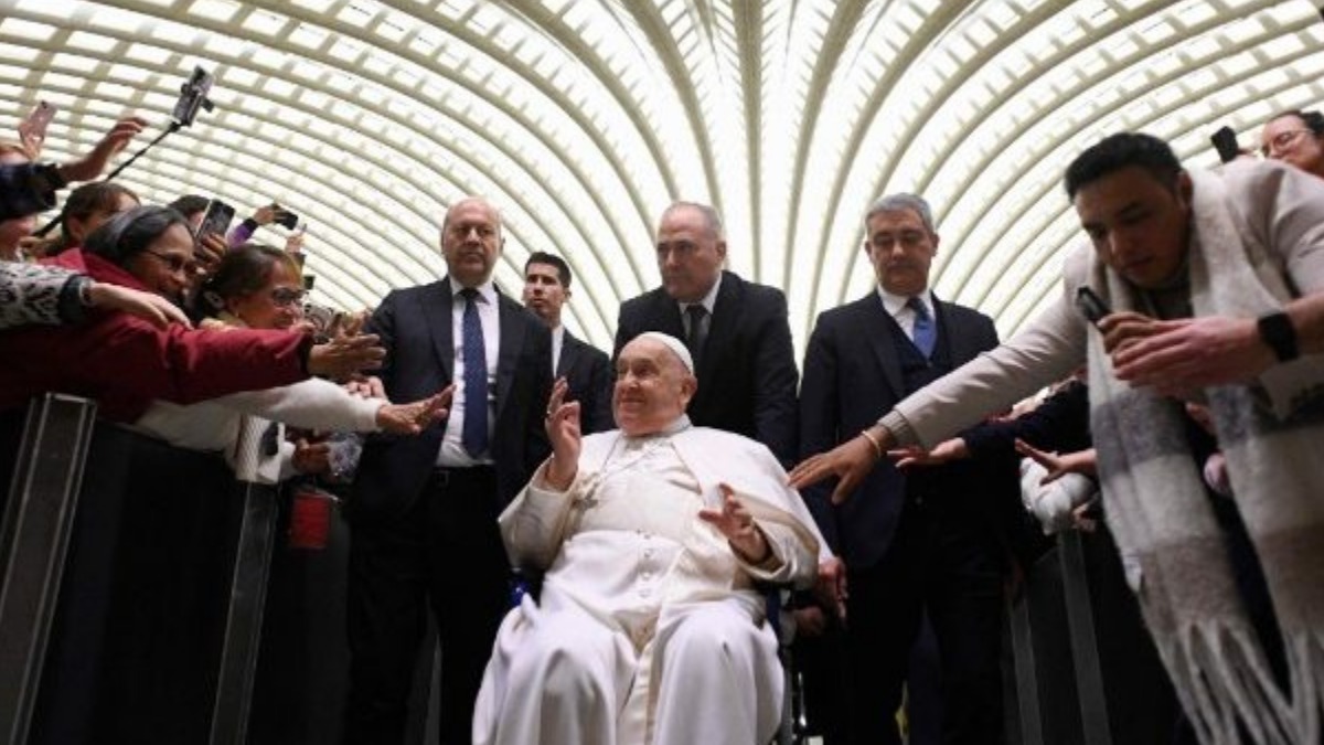 El Papa Francisco en la Audiencia General del 12 de febrero de 2025.  FOTO DE ARCHIVO - Vatican Media