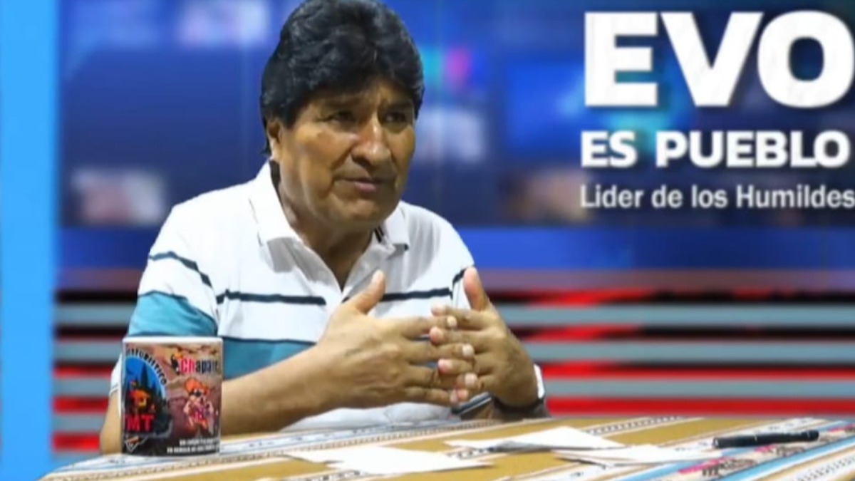 Expresidente Evo Morales. Foto: Captura