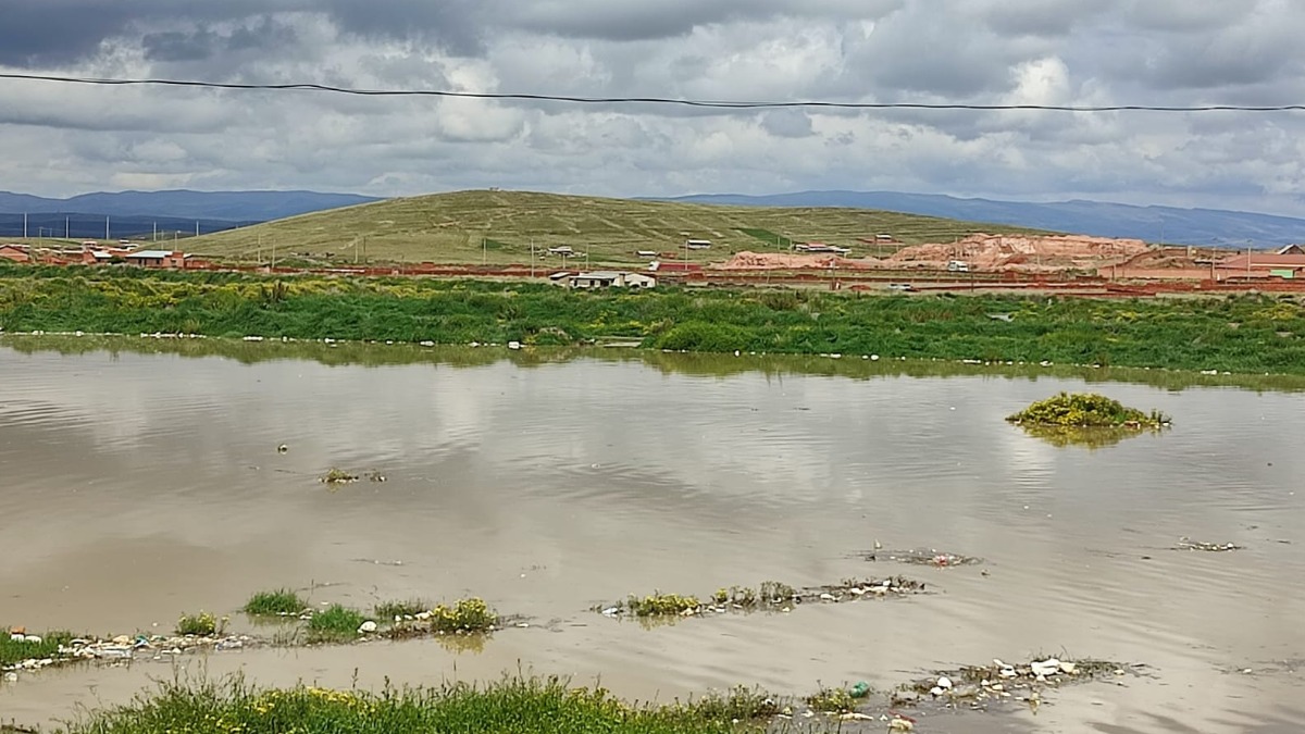 Inundación en la comunidad Seque Jauira, en La Paz. Foto: Cortesía